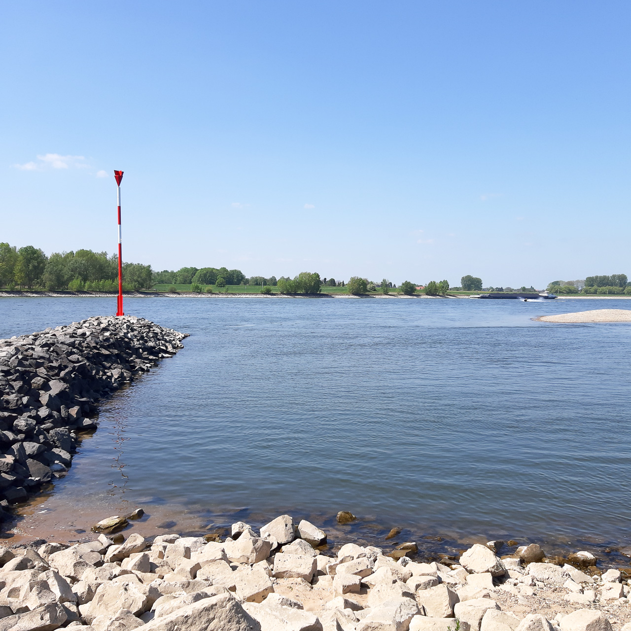 Am Rhein bei Wesel Bisslich